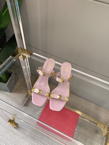 Valentino Large studded high heel sandals