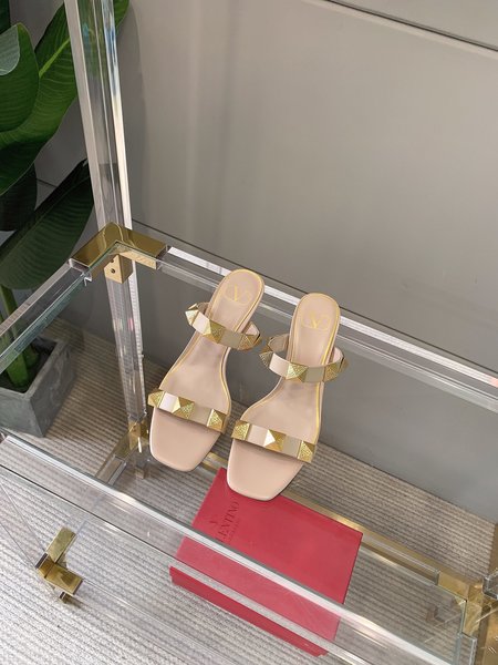 Valentino Large studded high heel sandals