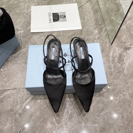 Prada Satin soft patent leather women s shoes