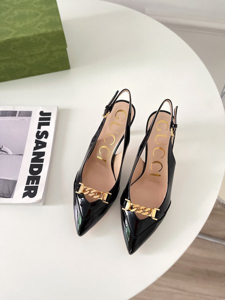 Gucci Lambskin metal chain