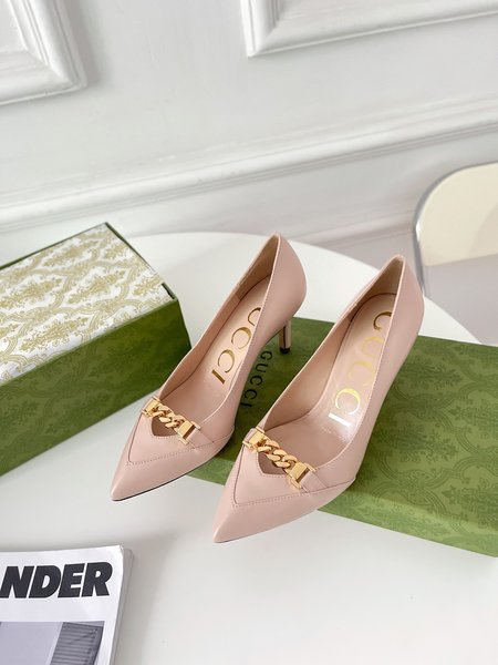 Gucci Lambskin metal chain