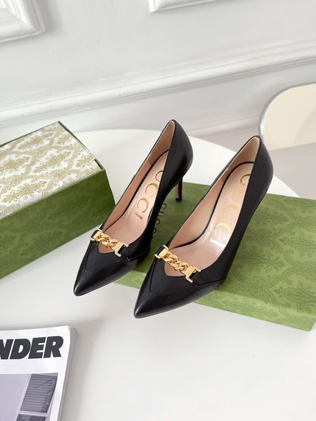 Gucci Lambskin metal chain