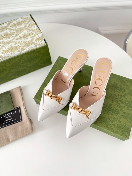 Gucci Lambskin metal chain