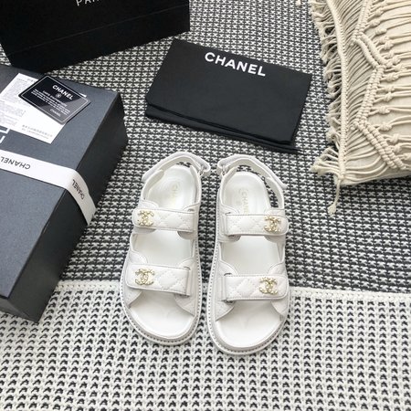 Chanel Velcro sandals