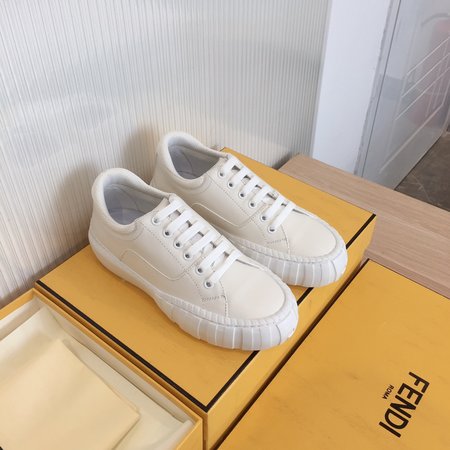 Fendi FF canvas flat shoes casual sneakers