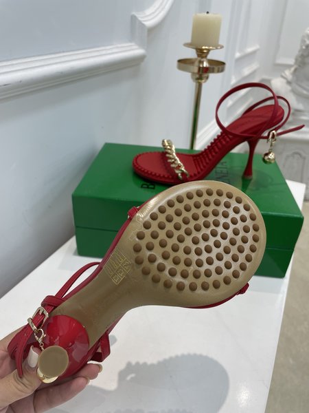 Bottega Veneta golden ball sandals