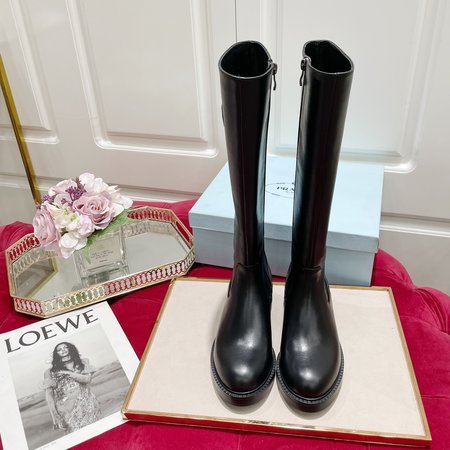 Prada Triangle Logo Boots