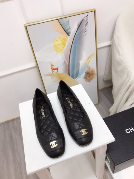 Chanel Lock women s shoes sheepskin