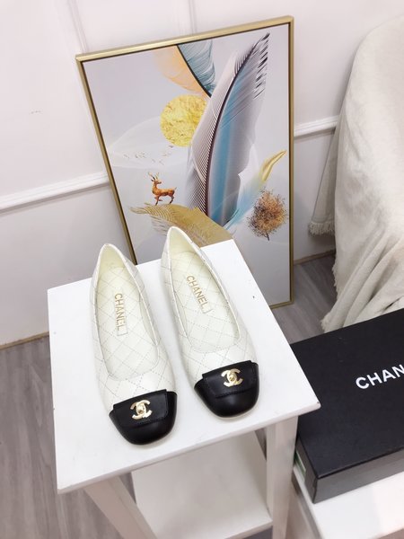 Chanel Lock women s shoes sheepskin
