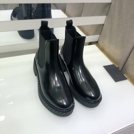 Prada Chelsea women s boots cowhide and sheepskin inner heel height: 5cm