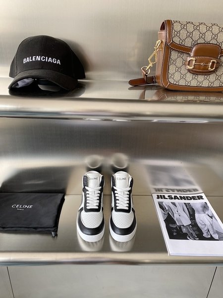 Celine High Top Velcro Sneakers