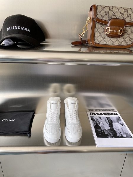 Celine High Top Velcro Sneakers