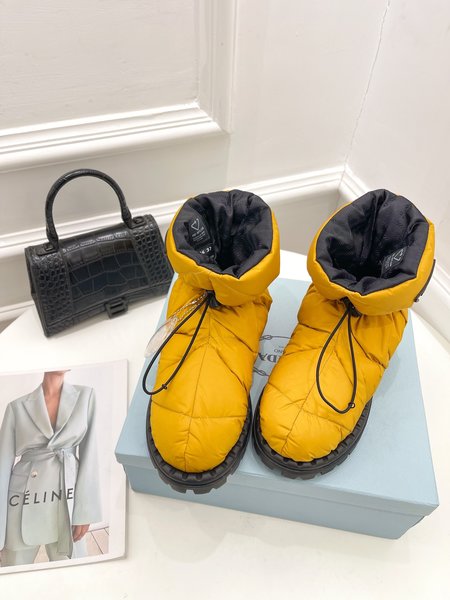 Prada down snow boots