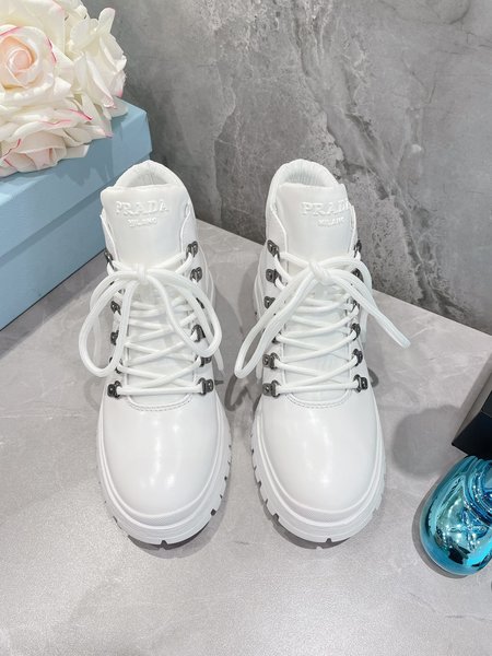 Prada Lace up women s boots