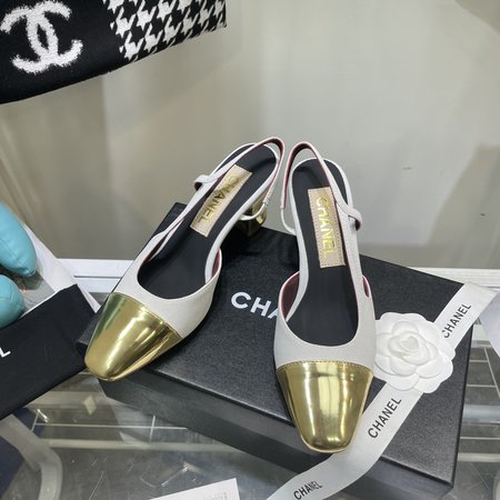 Chanel classic high heel sandals