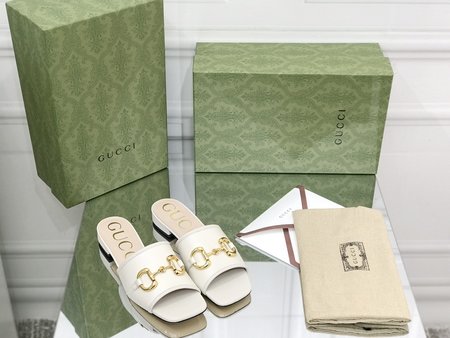 Gucci Horsebit slip-on half-slippers