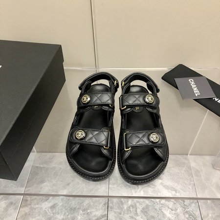 Chanel Velcro sandals