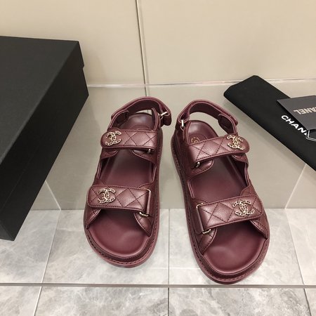 Chanel Velcro sandals