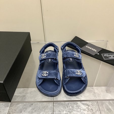 Chanel Velcro sandals
