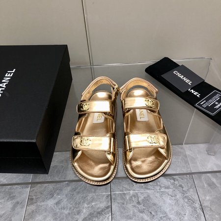 Chanel Velcro sandals