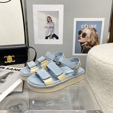 Chanel Velcro sandals