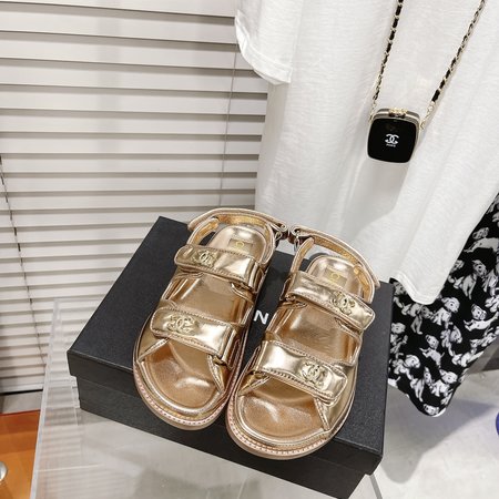 Chanel women s resort sheepskin shoes