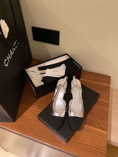 Chanel classic back sandals