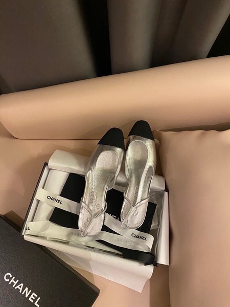 Chanel classic back sandals