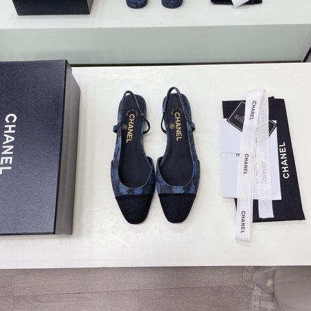 Chanel classic back sandals