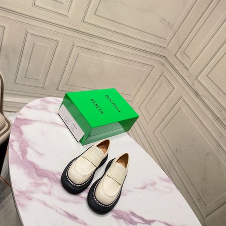 Bottega Veneta Beaded leather loafers