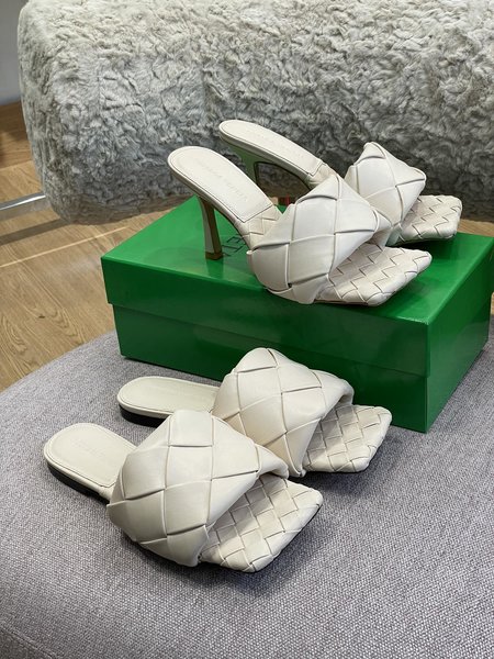 Bottega Veneta Handwoven Sheepskin Slippers