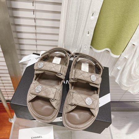 Chanel resort series women s slippers