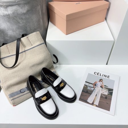 Miu Miu coin loafers