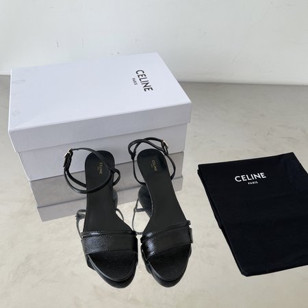 Celine vintage cow paint shoes