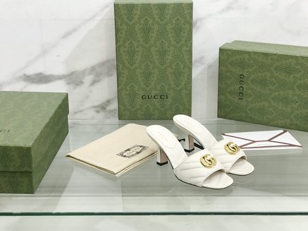 Gucci high heel slippers