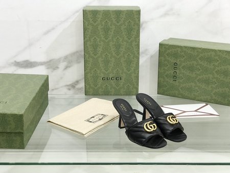 Gucci high heel slippers