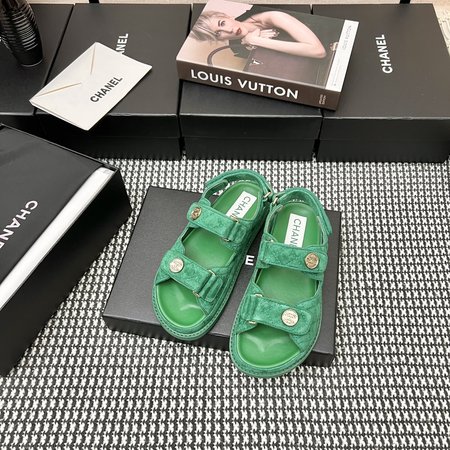 Chanel Velcro sandals