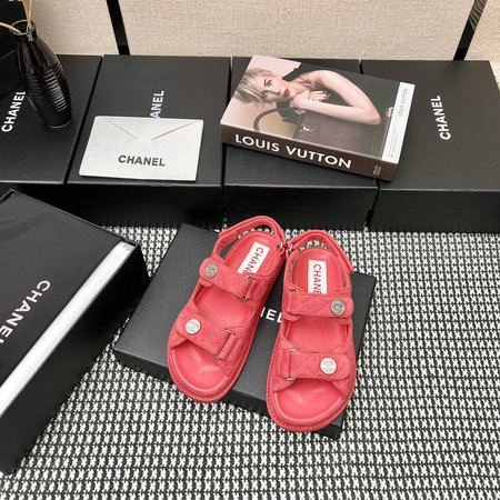 Chanel Velcro sandals