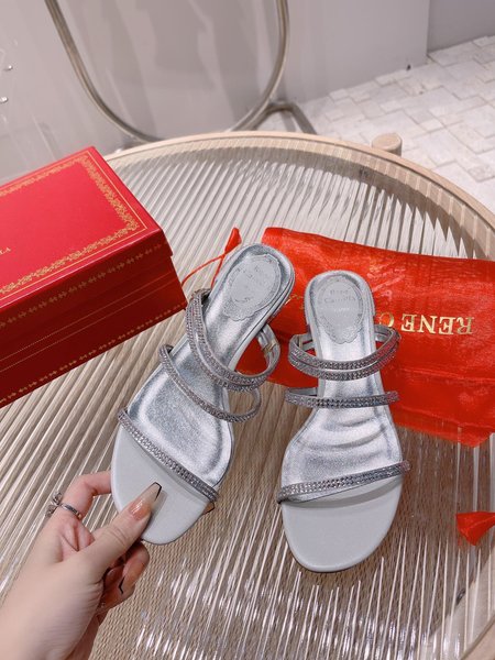 Christian Louboutine RC classic Cleo crystal hot diamond high-heeled sandals