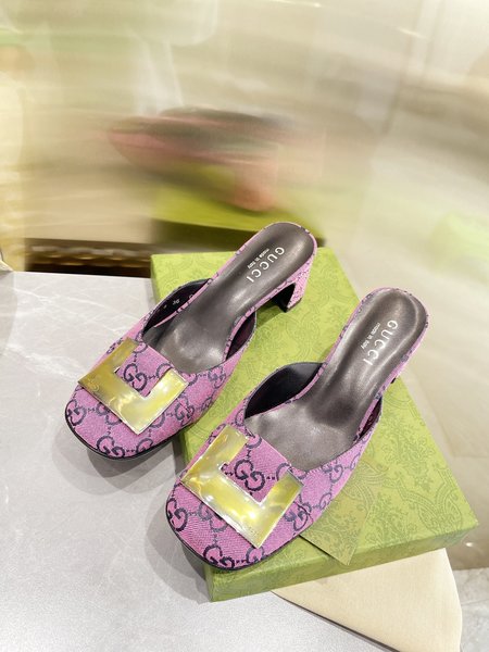 Gucci Muller Metal Buckle Slipper New