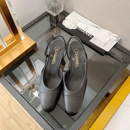 Chanel classic back sandals