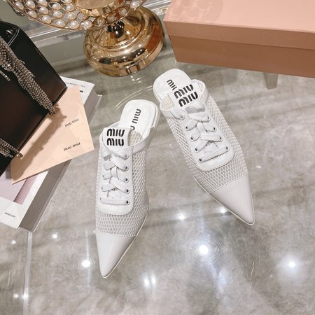 Miu Miu half slippers
