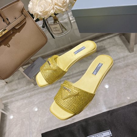 Prada drill slippers