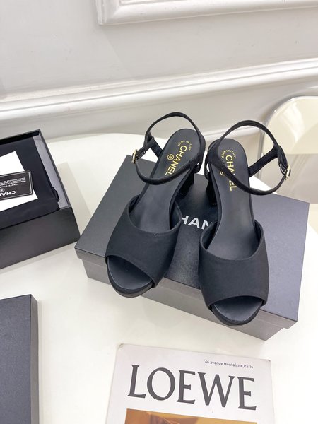 Chanel waterproof high heel sandals