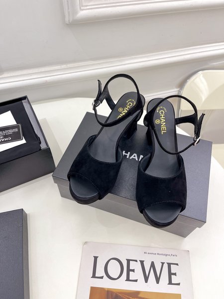 Chanel waterproof high heel sandals