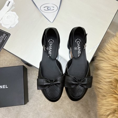 Chanel bow sandals
