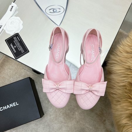 Chanel bow sandals