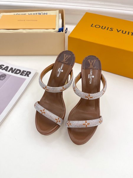 Louis Vuitton LV | Australian Diamond High Slippers