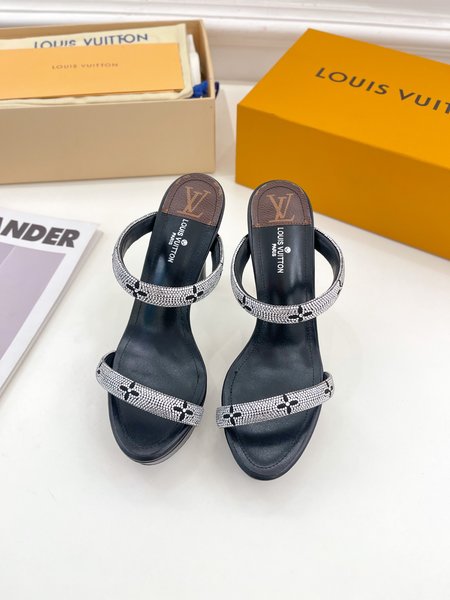 Louis Vuitton LV | Australian Diamond High Slippers