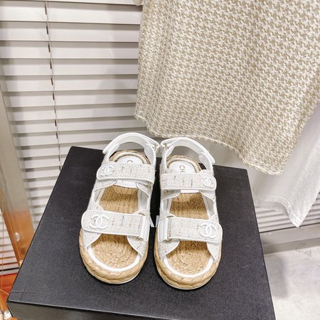 Chanel Classic Beach Velcro Sandals